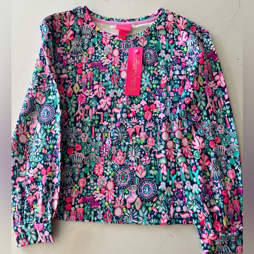NWT Lilly Pulitzer Mini Kamala Sweatshirt size XL (12-14)